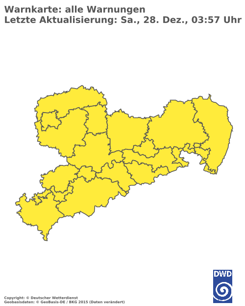 Aktuelle Wetterwarnungen für Leipzig