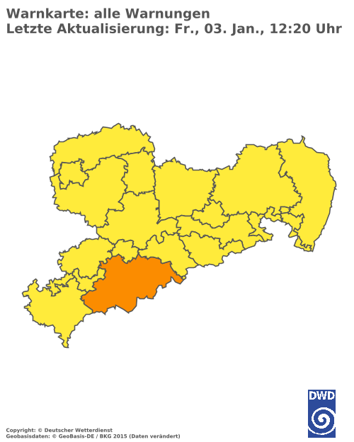 Aktuelle Wetterwarnungen für Leipzig